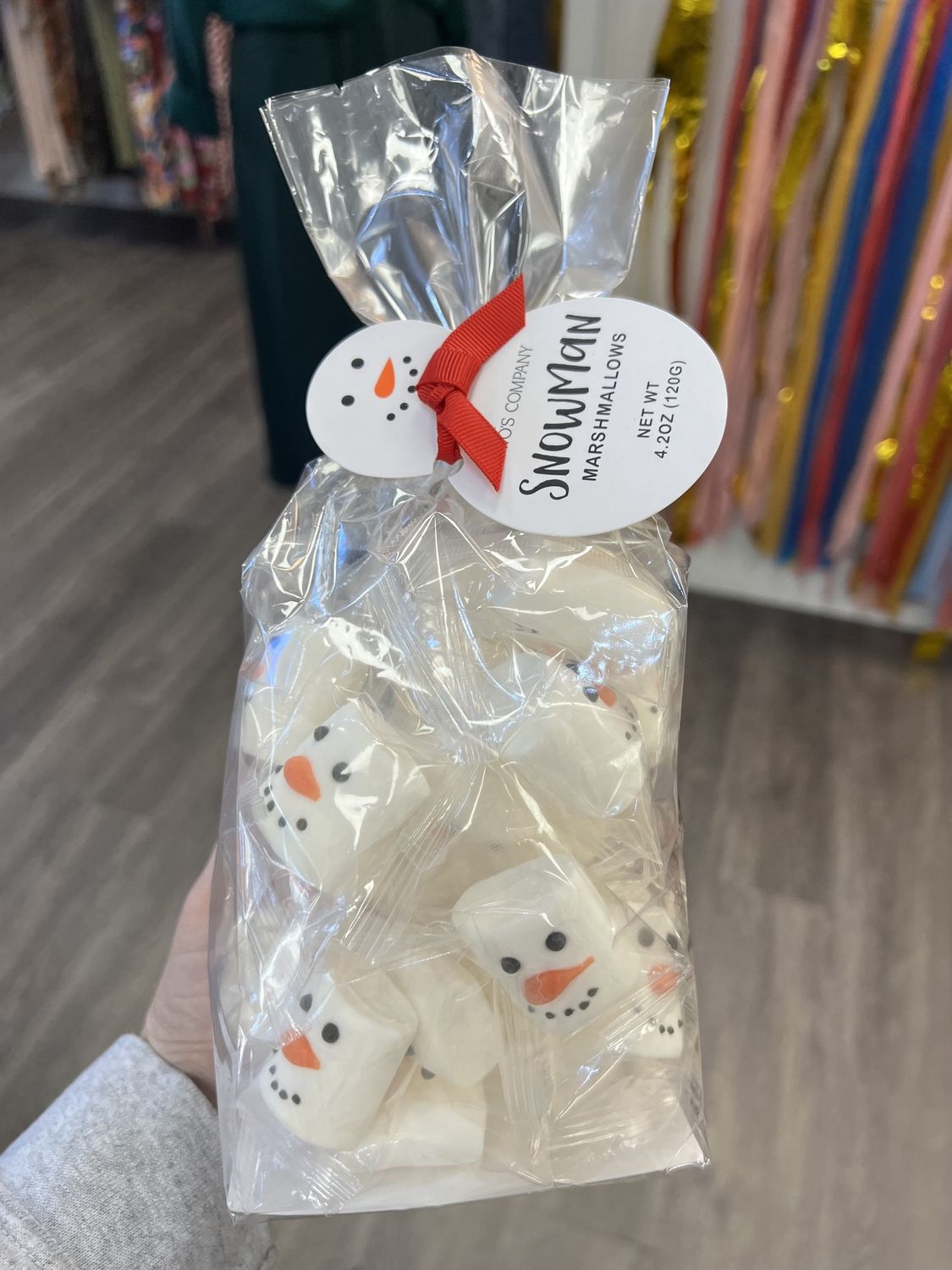 Snowman marshmallows