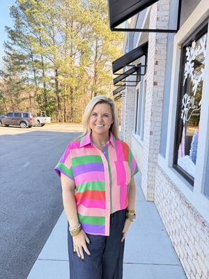 Multi color button up