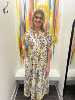 Multi print dress