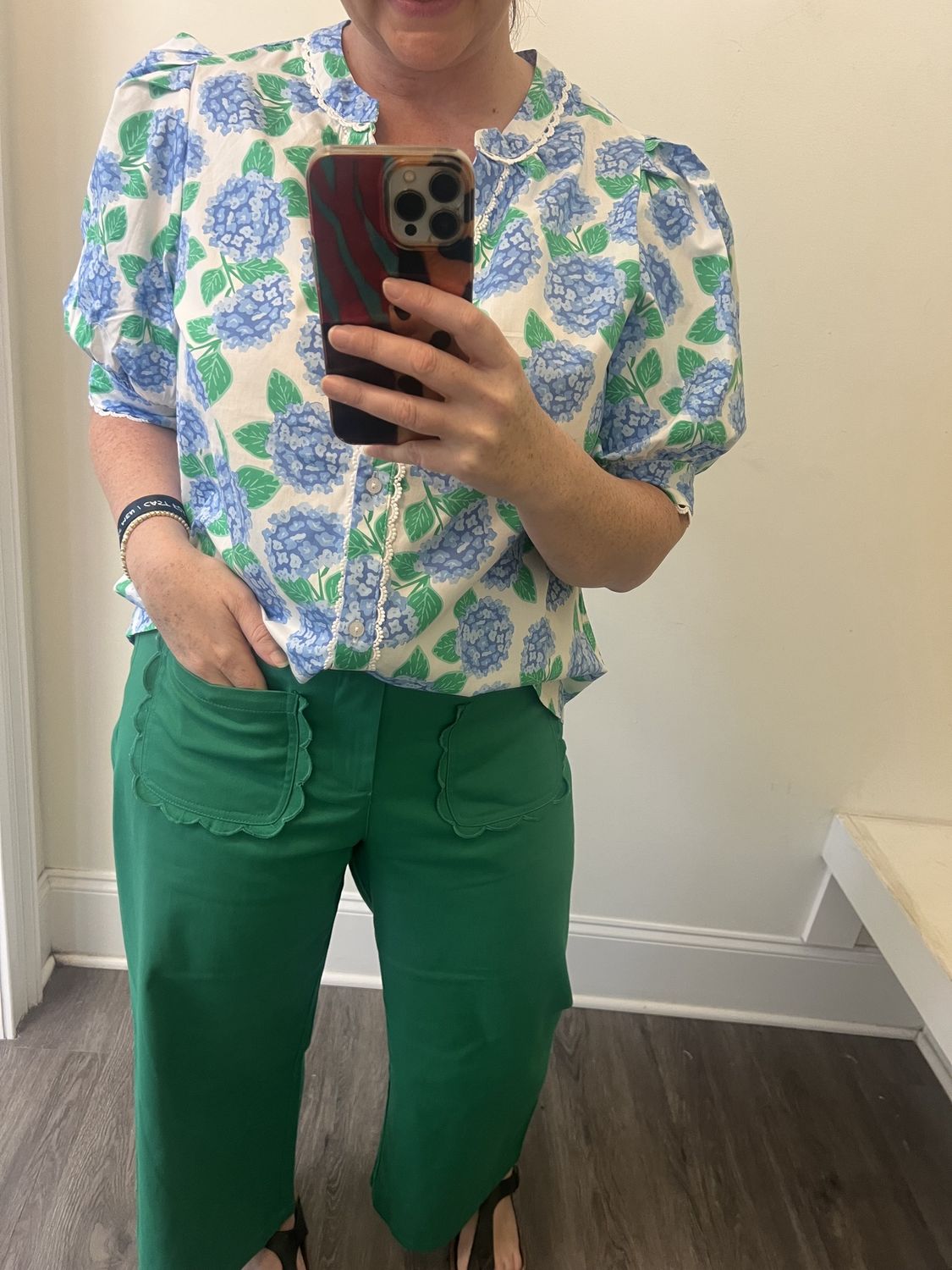 Green pants
