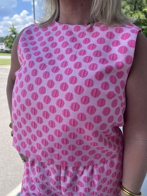Polka dot top