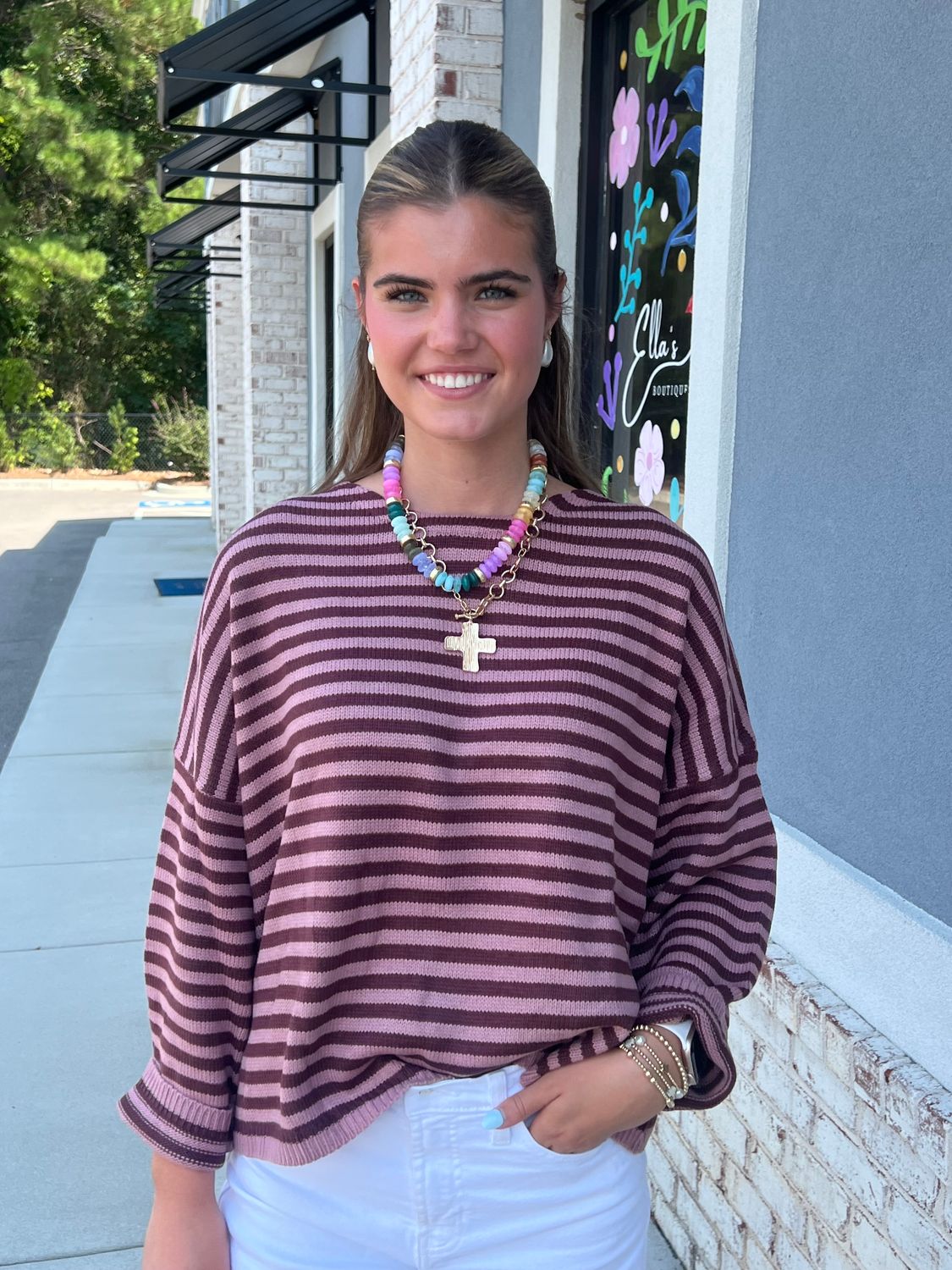 STRIPED T BODY
