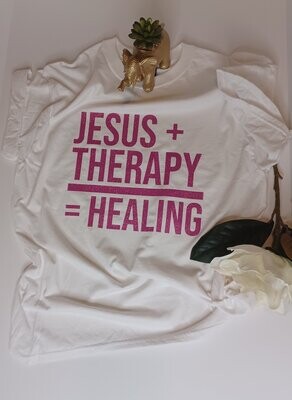 JESUS + THERAPY = HEALING/ T-SHIRT