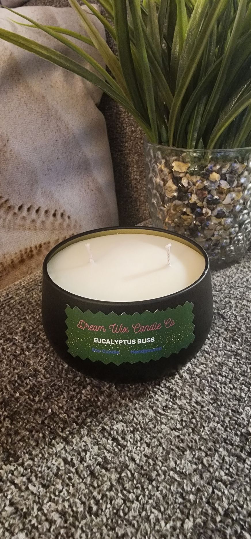 Eucalyptus Sea Salt - 12oz Candle – Glow & Bliss