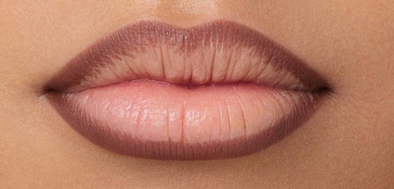 Medium light brown lip liner