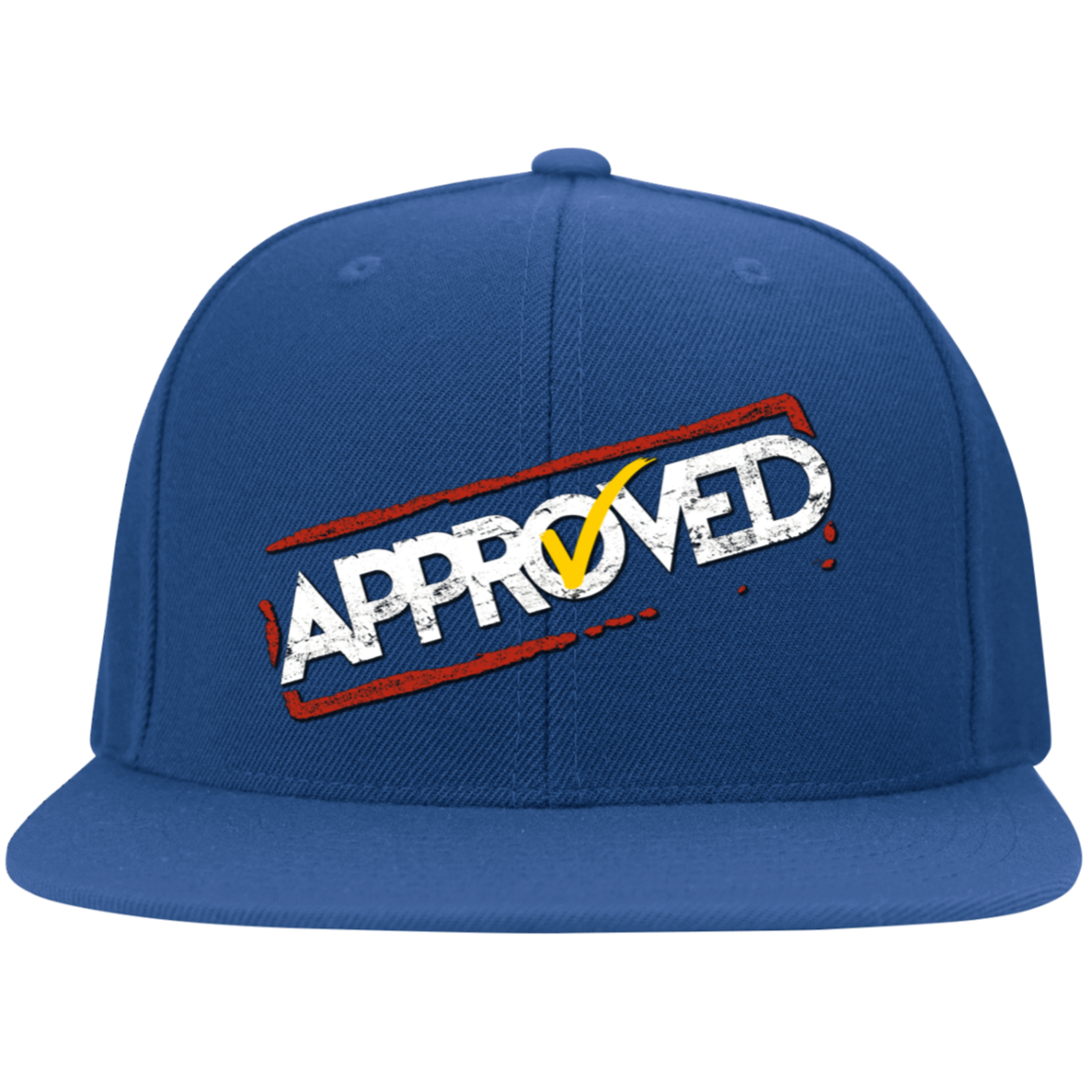 Embroidered Flat Bill Twill Flexfit Cap