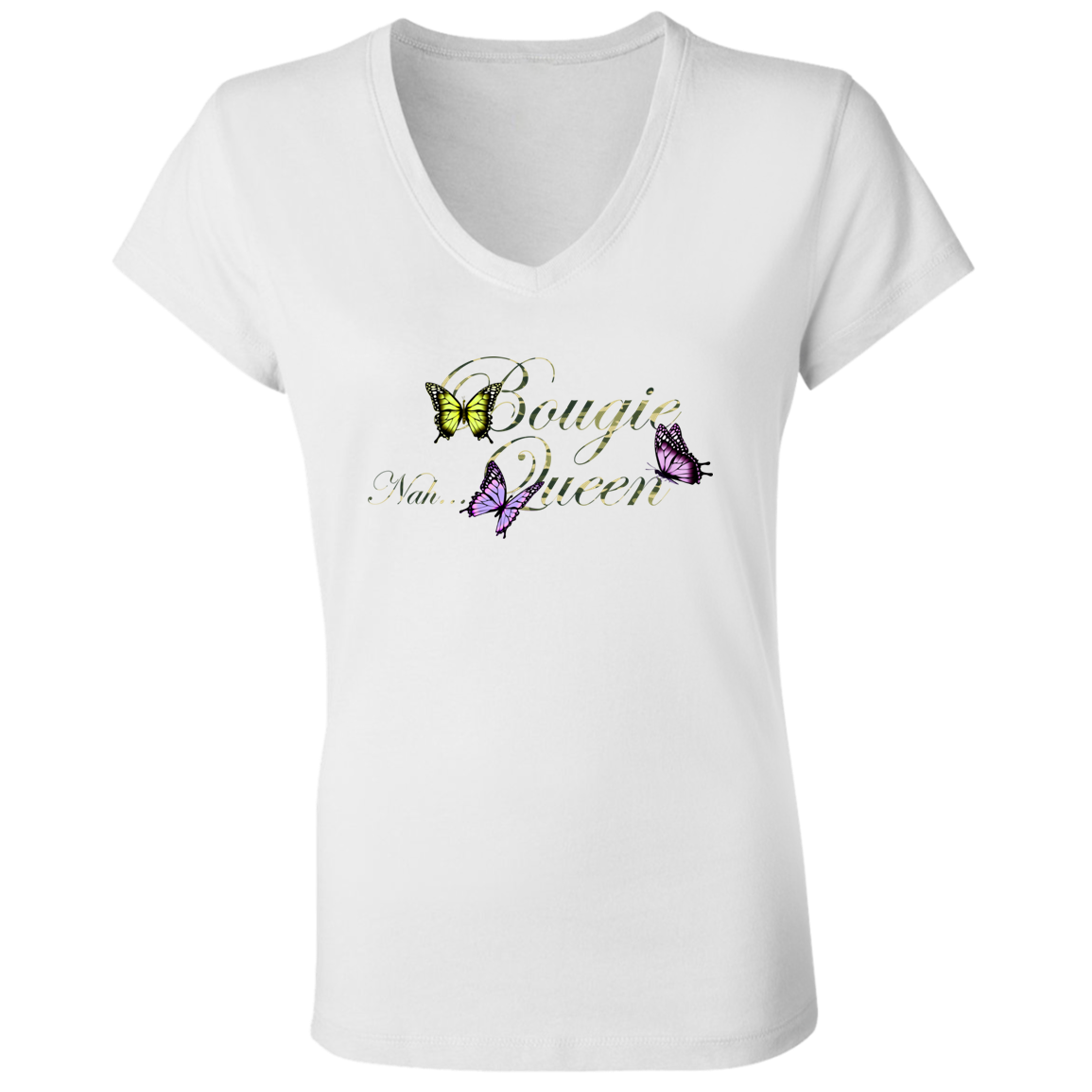 Women's V-Neck and Crew-Neck T-Shirt