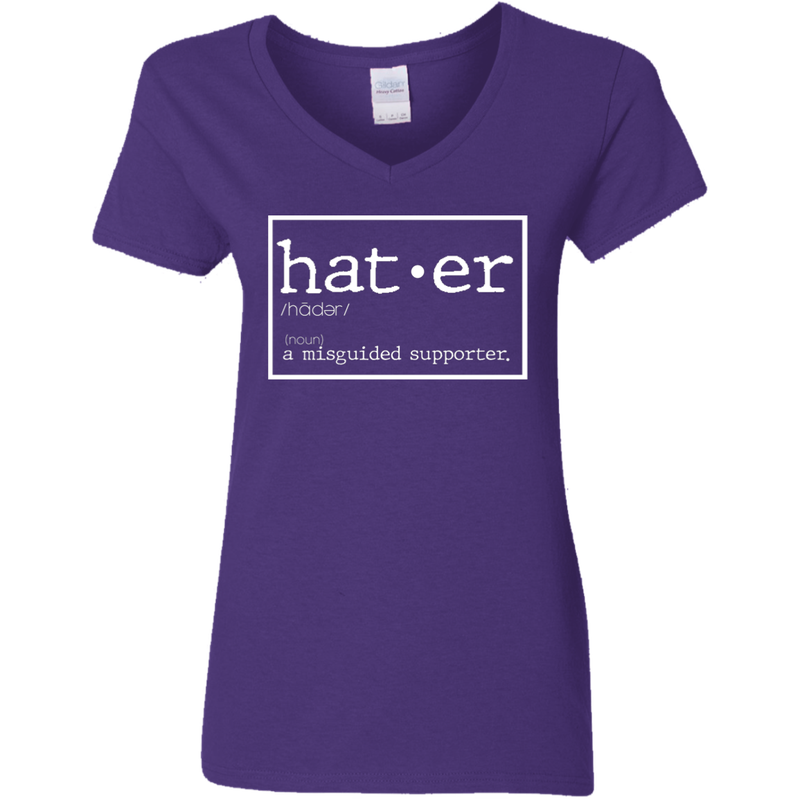 Women's V-Neck and Crew-Neck T-Shirt