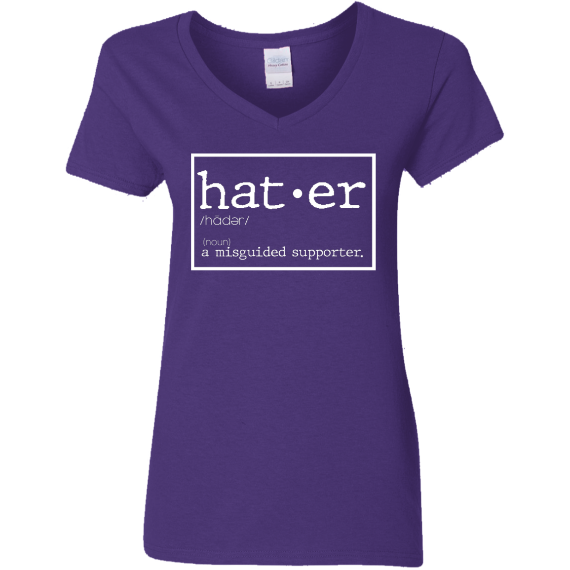 Women's V-Neck and Crew-Neck T-Shirt