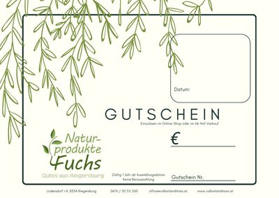 Geschenkgutscheine