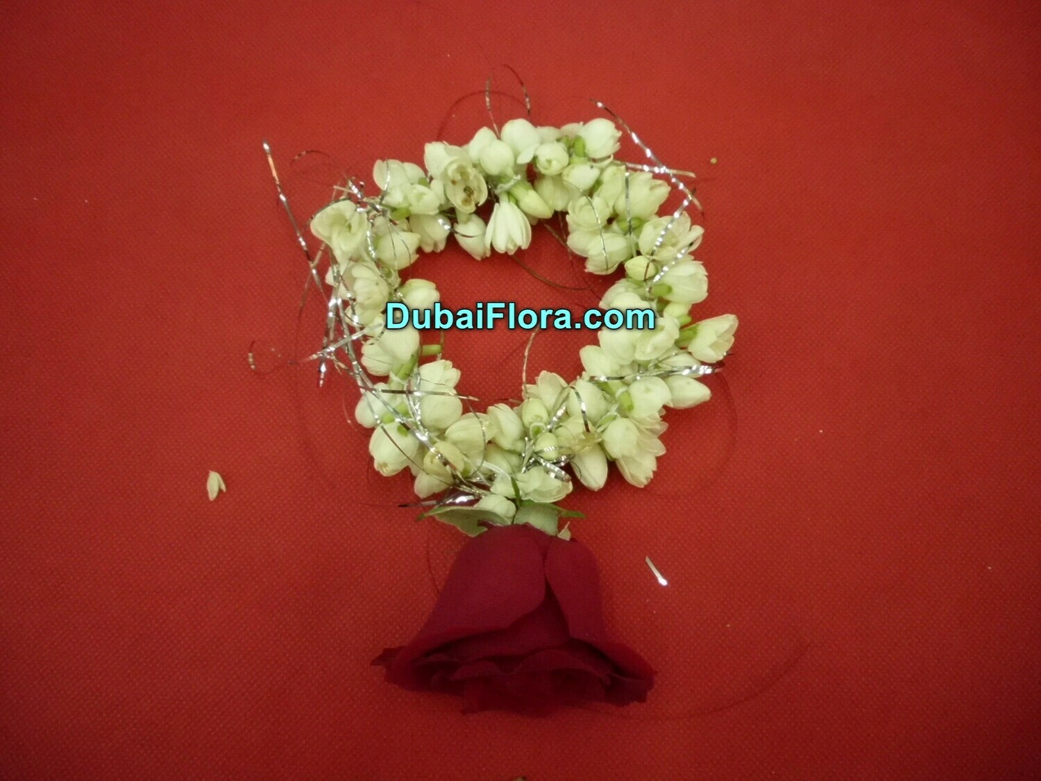 Flower Bracelet With Rose (2 Pieces)