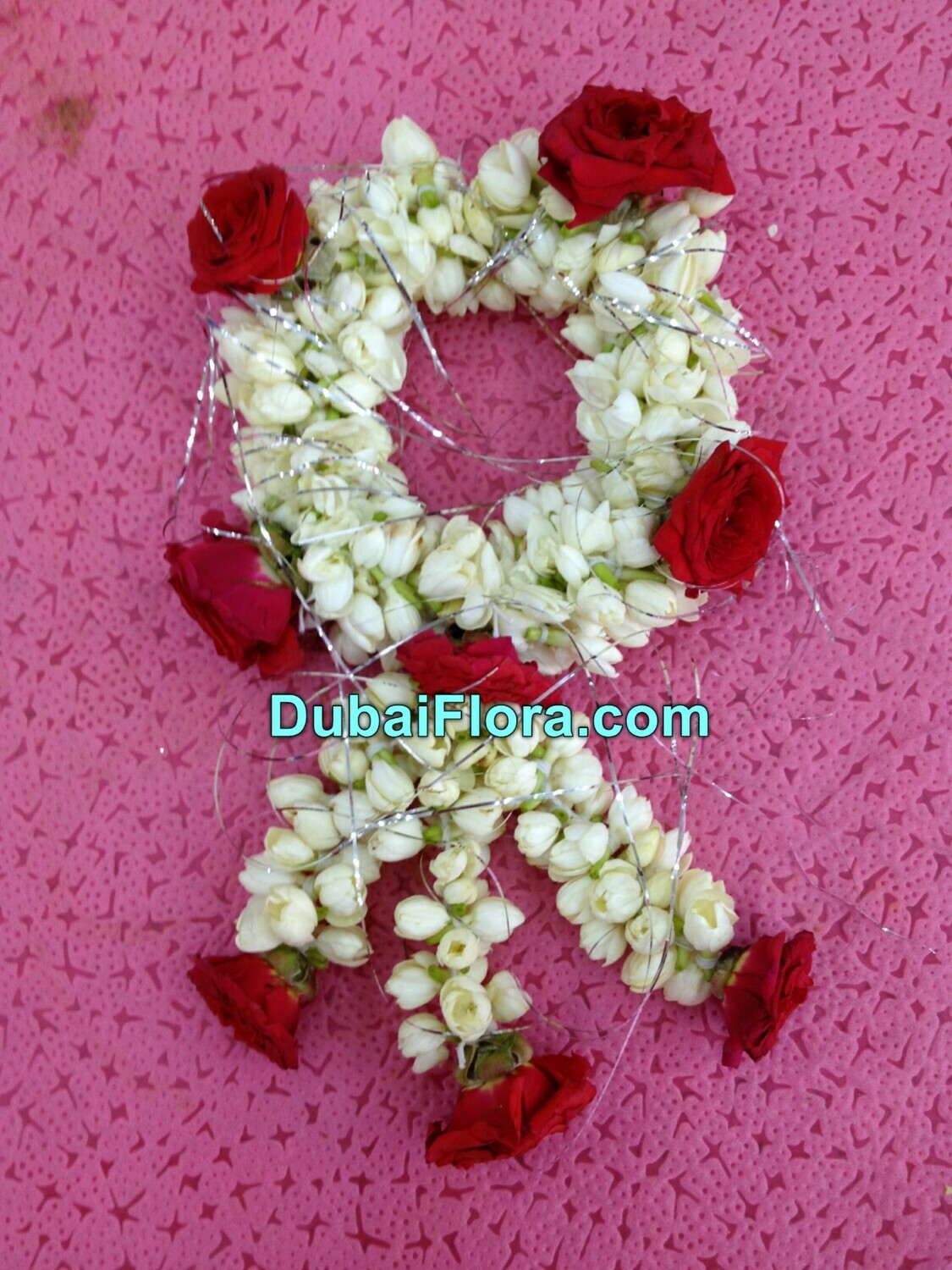 Jasmine Kangan Bracelet with Roses (2 Pieces)