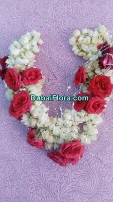 Jasmine Flower (Gajra) for Hair with Roses