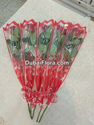 Single Red Roses