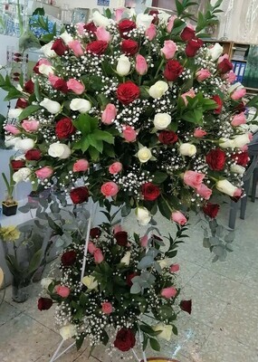 Large Arrangement of Roses