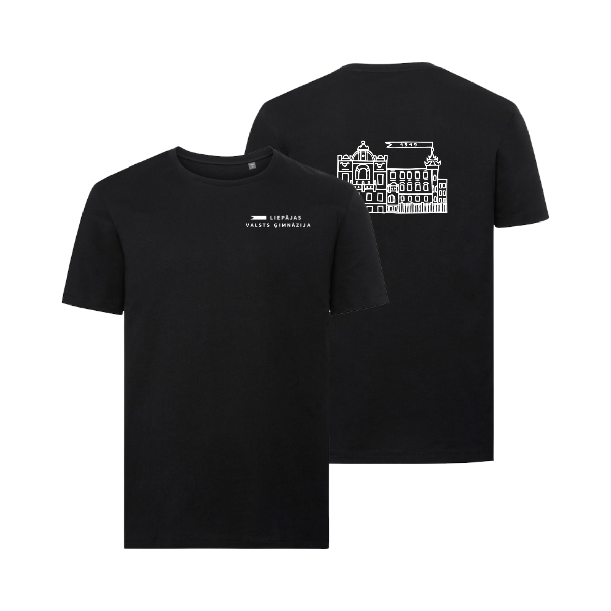 Liepājas Valsts ģimnāzijas T-krekls | My School Merch