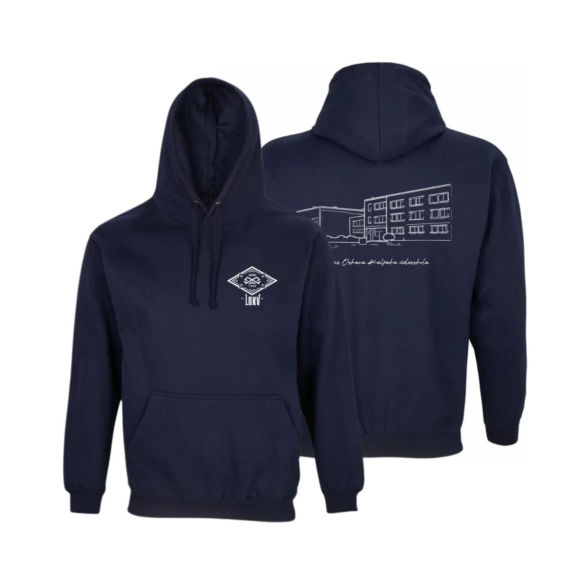 Liepājas Oskara Kalpaka vidusskola, Krāsa: Tumši zils, Izmērs: XS