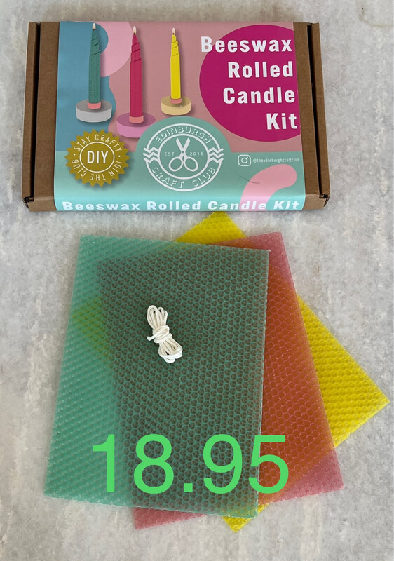 DIY Beeswax Rolled Candles