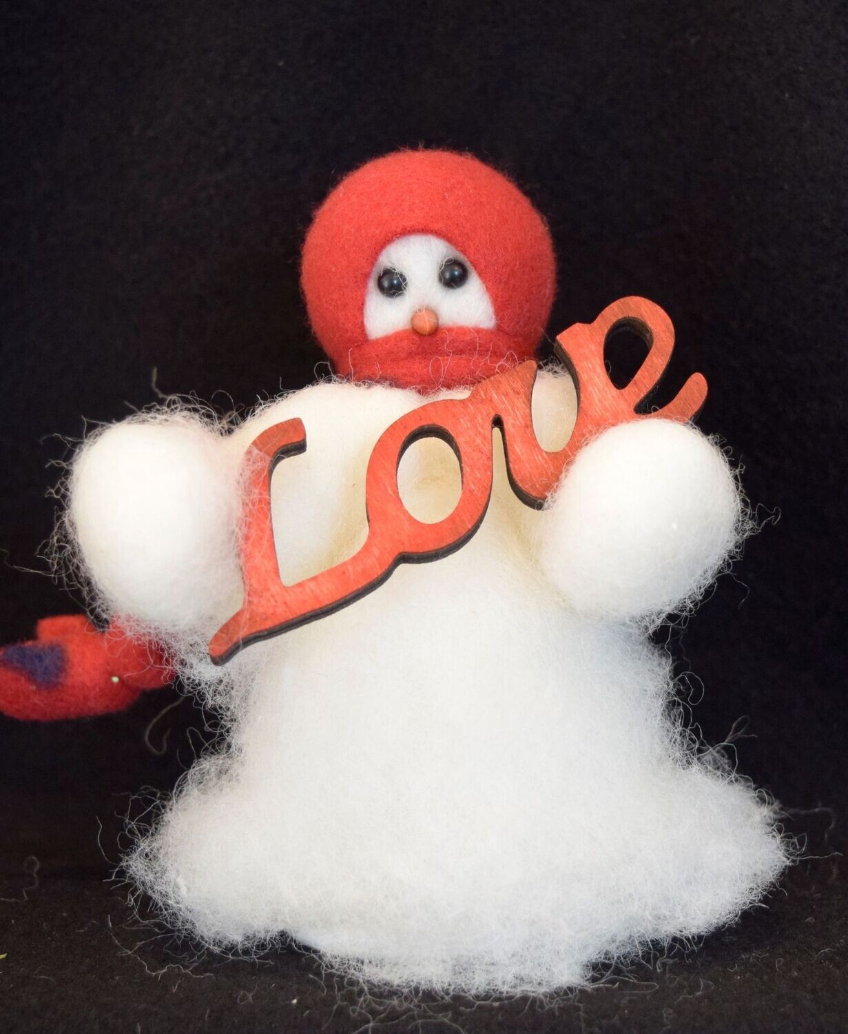 Big Love Wooly Primitive Snowman