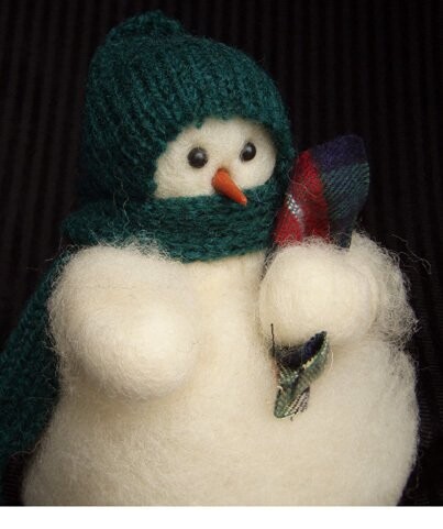 Drink of Water Please Wooly Primitive Snowmen Drink of Water Please Wooly Primitive Snowmen