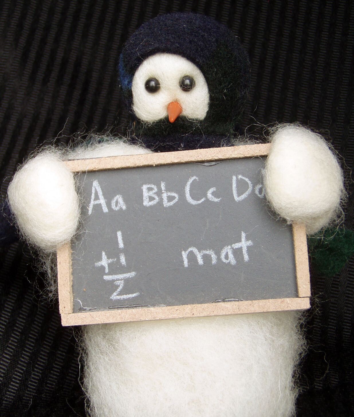 For My Teacher Wooly Snowman