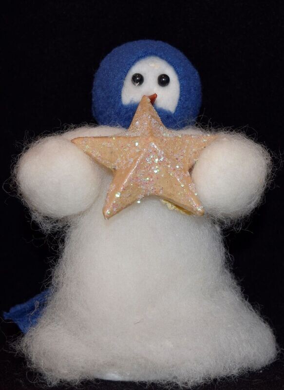 Twinkle Twinkle Wooly Primitive Snowman