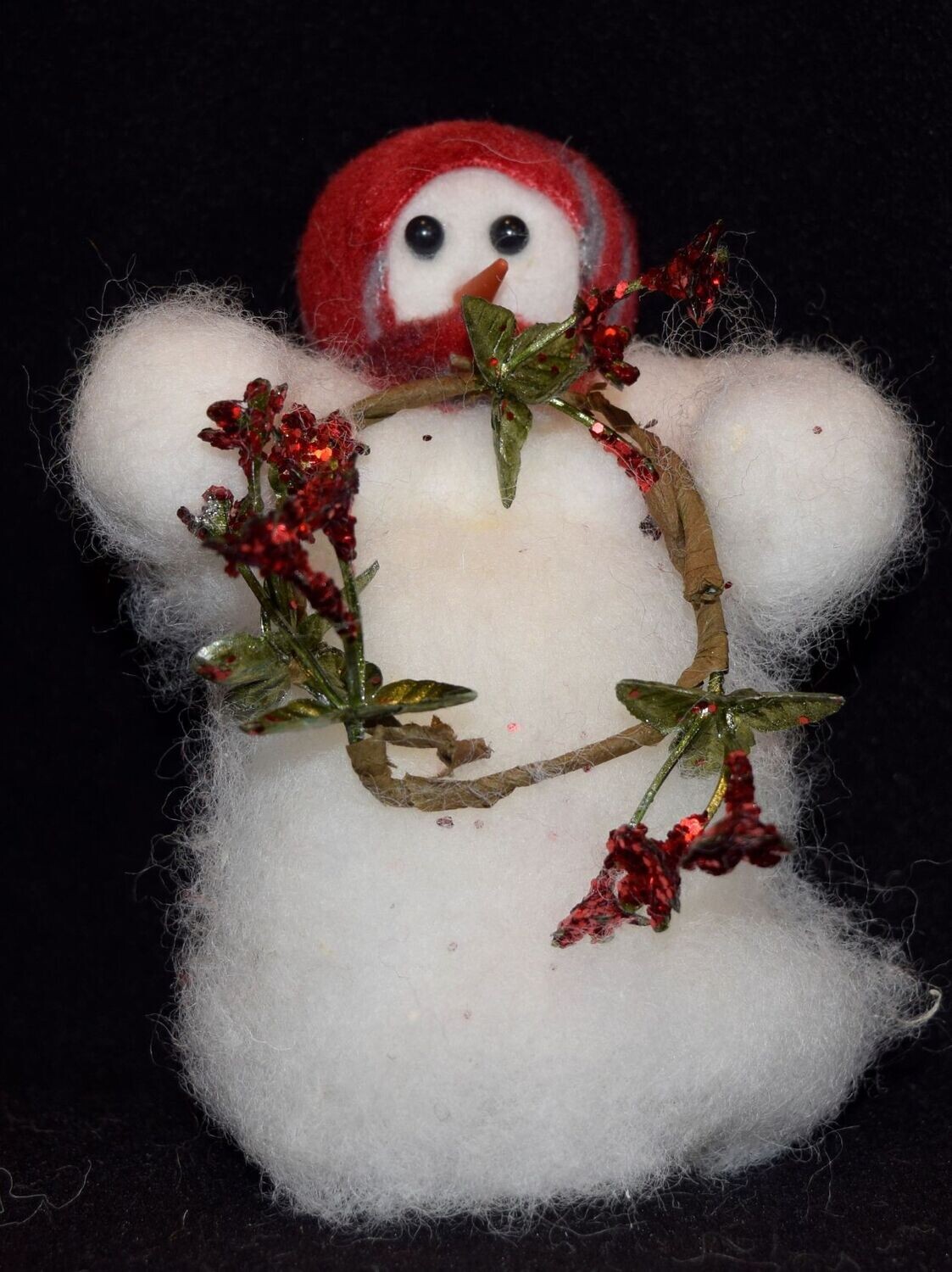 Little Glitzy Original Wooly Snowman