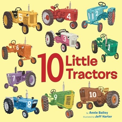 10 Little Tractors (10 Little Vehicles) (Board book)