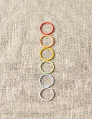 Cocoknits Colorful Ring Stitch Markers - Jumbo