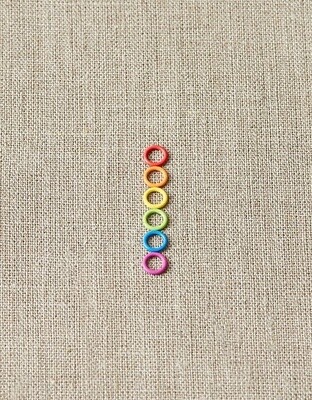 Cocoknits Colorful Ring Stitch Markers - Small