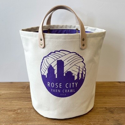 2023 Rose City Yarn Crawl Bucket Bag