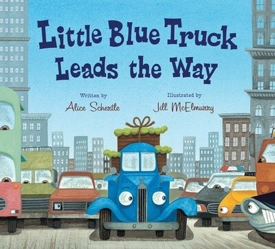 Little Blue Truck Leads the Way (Board Book)