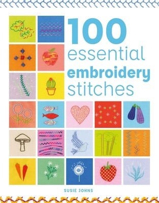 100 Essential Embroidery Stitches (Paperback)