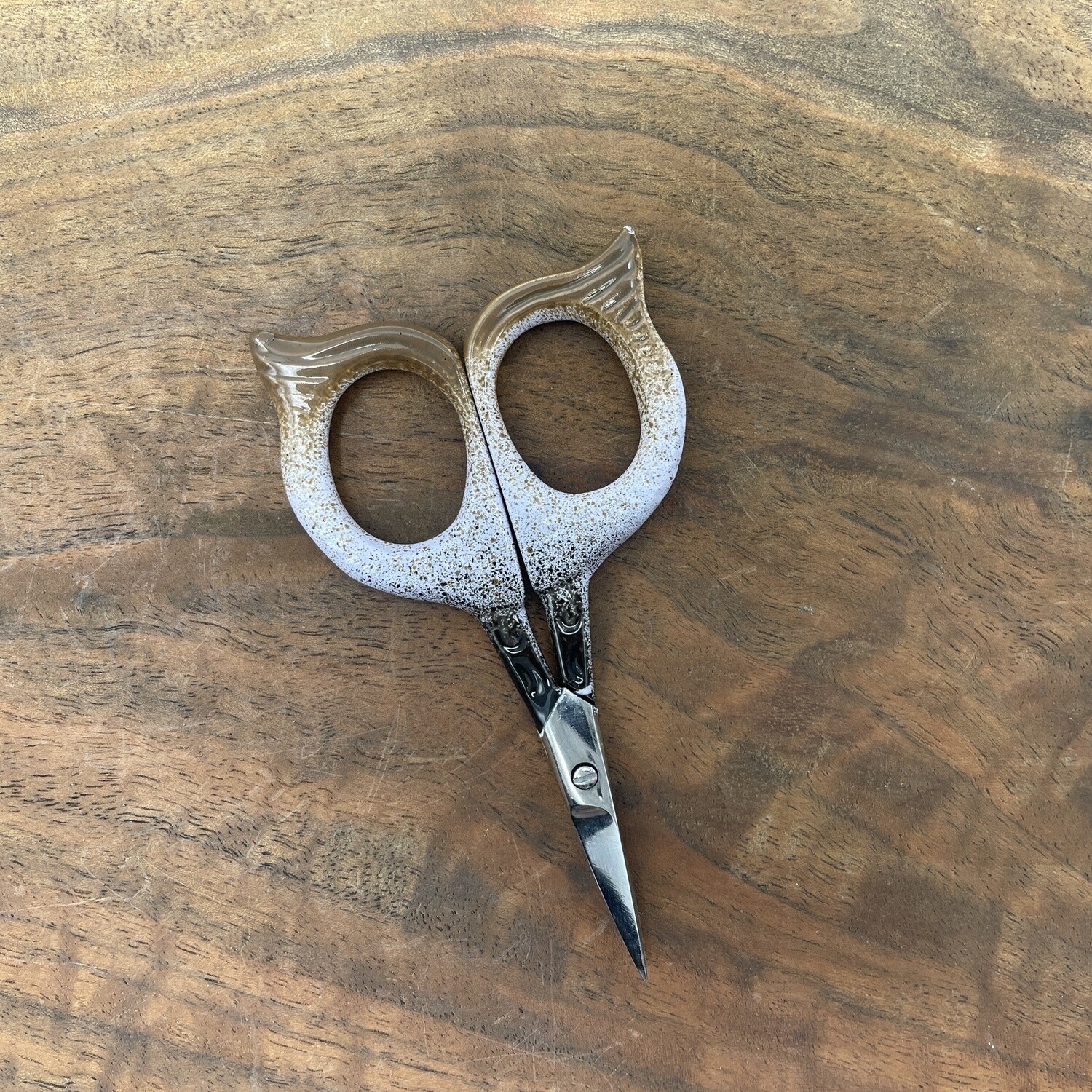 Stainless Embroidery Scissors Owl Eyes