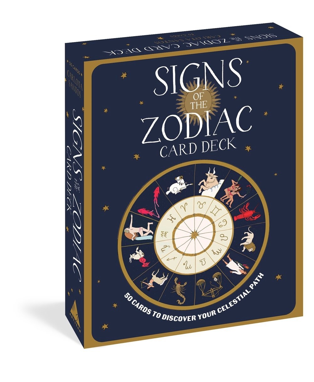 Signs of the Zodiac Card Deck: 50 Cards to Discover Your Celestial Path