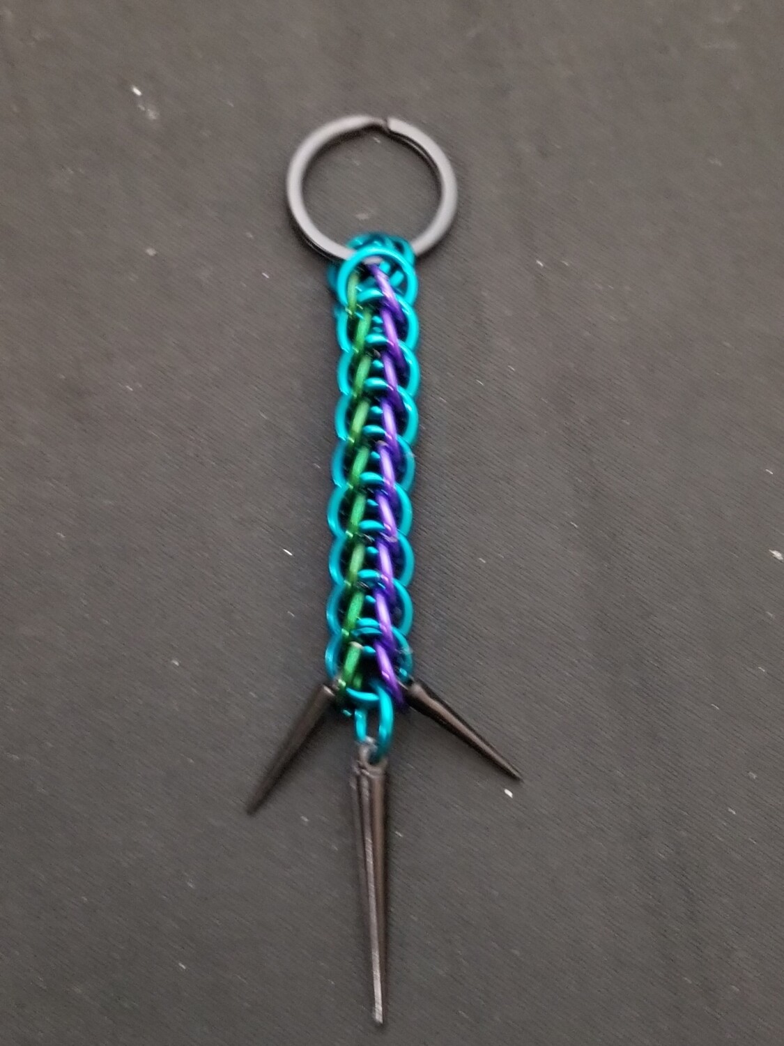 Full Persian Keyring Spiked End