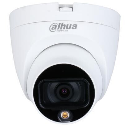 CÁMARA FULL COLOR DOMO METÁLICO HDW1209TLQP-LED-280B