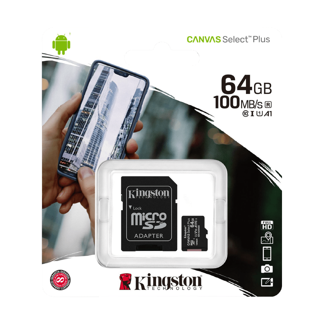 TARJETA SD 64GB KINGSTON C10 CANVAS