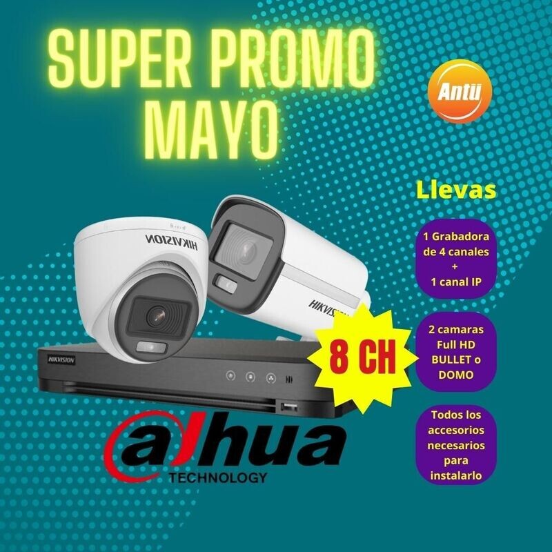 Kit 2 camaras Dahua