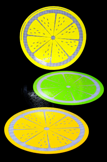 Round dab mat