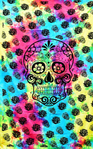 ThreadHeads Sugar Skull Tapestry