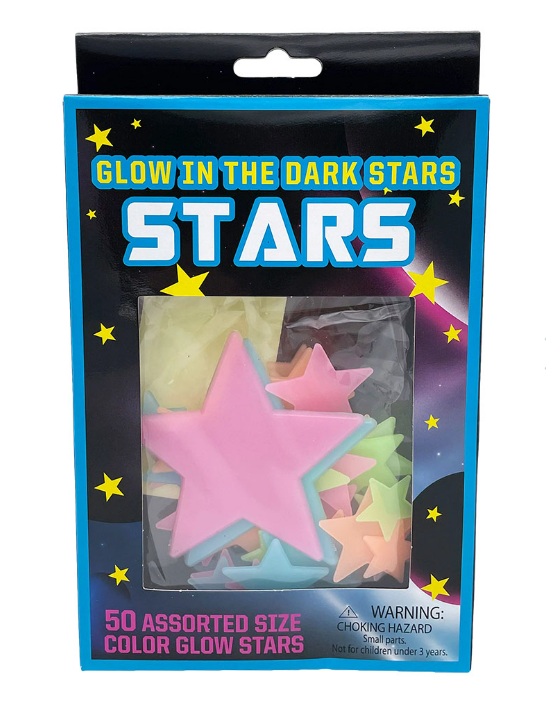 Glow in the dark stars
