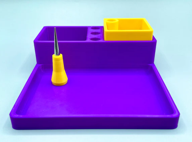 Chill tray w/spike tool