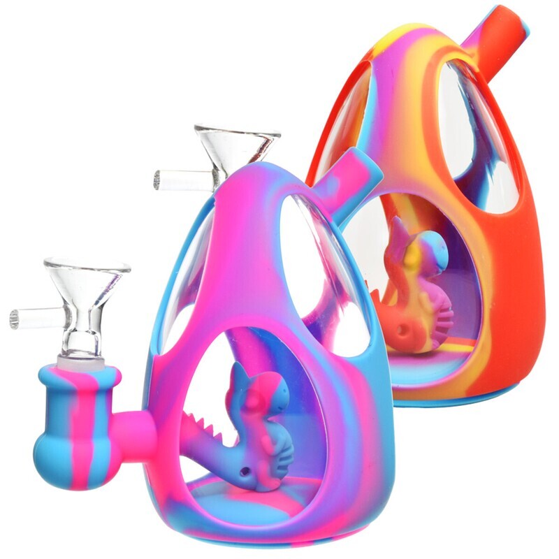 Dino Egg Silicone/glass Bong