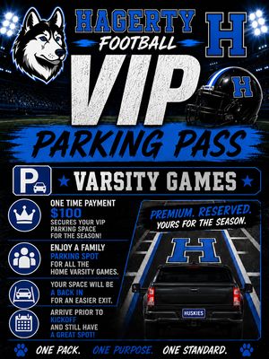 VIP HOME Varsity Football Parking