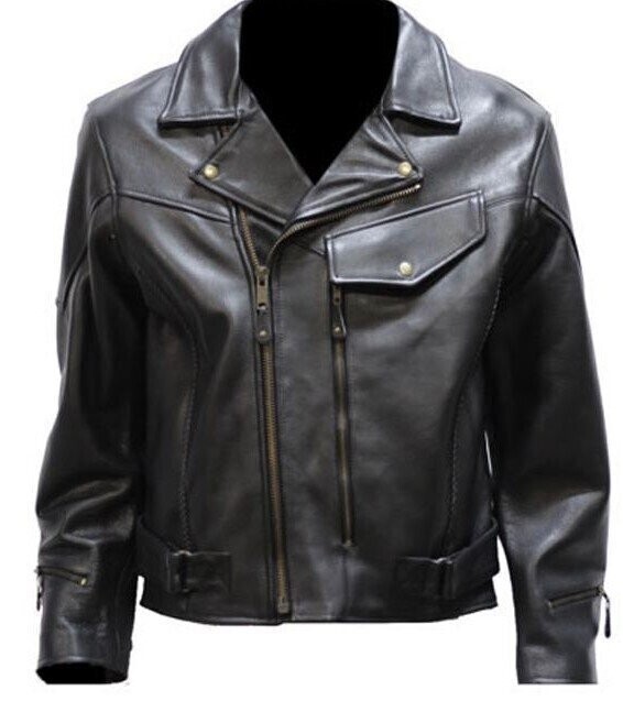 Mens Braided Pisto Pauly Motorcycle Jacket