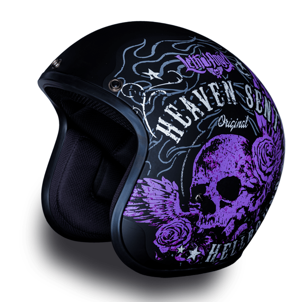 HELMET D.O.T. DAYTONA CRUISER - W/ HEAVEN SENT