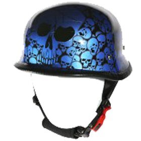 NOVELTY GERMAN BLUE SKULL GRAVEYARD - NON DOT