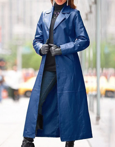 Women's Coat Leather Jacket Trench Coat Winter