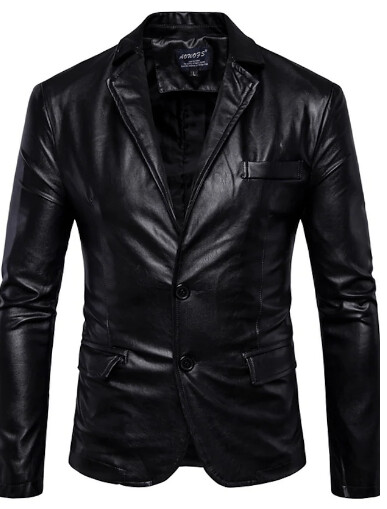 Men's Blazer Leather Jacket Sport Jacket Sport Coat